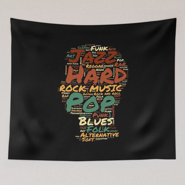 Item preview, Rock Music Genres designed and sold by Dominic-Design.