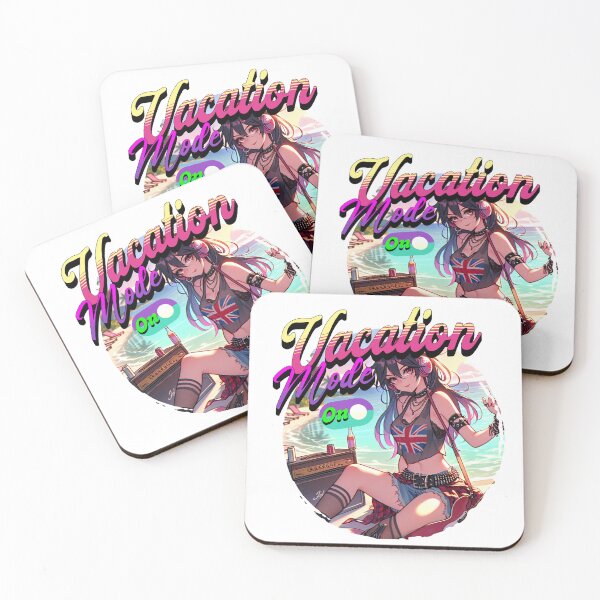 Item preview, Vacation Mode ON, Anime Rock Style designed and sold by Animetal-Shop.