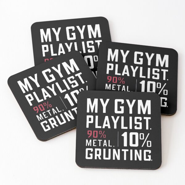 Item preview, My Gym Playlist Ninety Percent Metal Ten Percent Grunting designed and sold by Krieghorn.