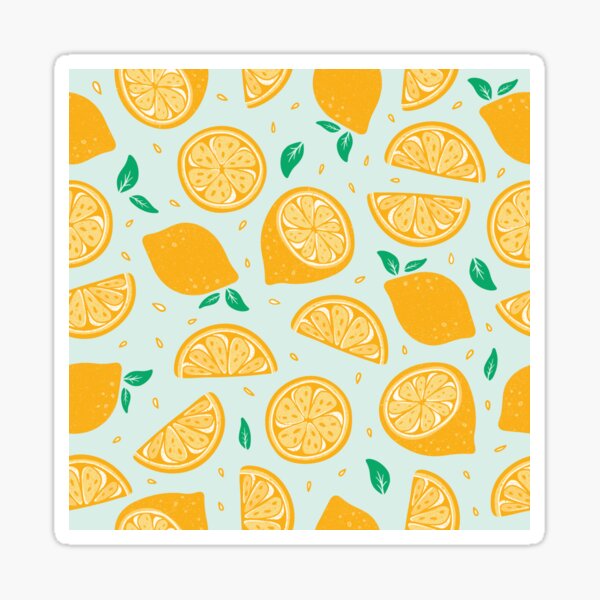 Citrus Pattern Sticker