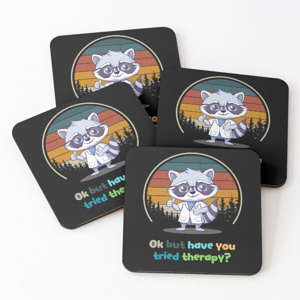 Item preview, Cute Raccoon Physical Therapy Assistant Psychologist Thumbs Up Shirt designed and sold by zax454.