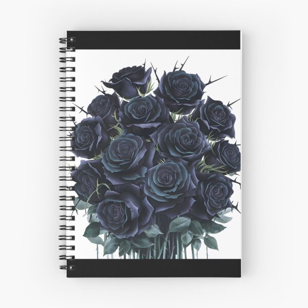 Item preview, bouquet of black roses painting designed and sold by denakh.
