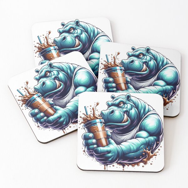 Item preview, protein lover hippo designed and sold by rajdigitalarts.