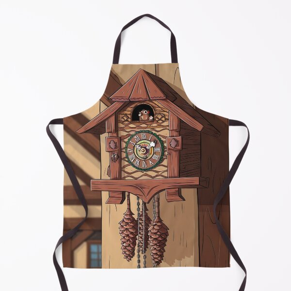 Item preview, wooden wall clock with cuckoo designed and sold by elegantpaterns.