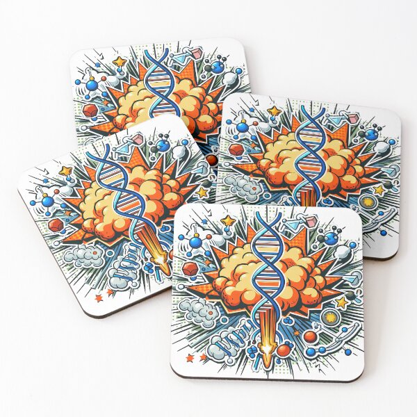 Item preview, Biotechnology Bonanza - DNA & Atoms Comic Explosion , Chemistry&fun designed and sold by Molecularmerch.