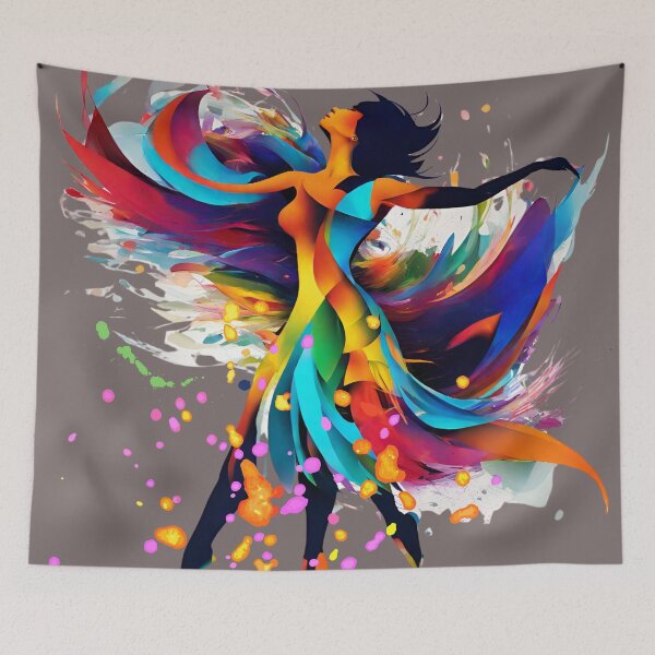 Item preview, Modern Abstract Disco Woman Dance designed and sold by Modern-Tropical.