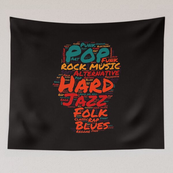 Item preview, Rock Music Genres designed and sold by Dominic-Design.