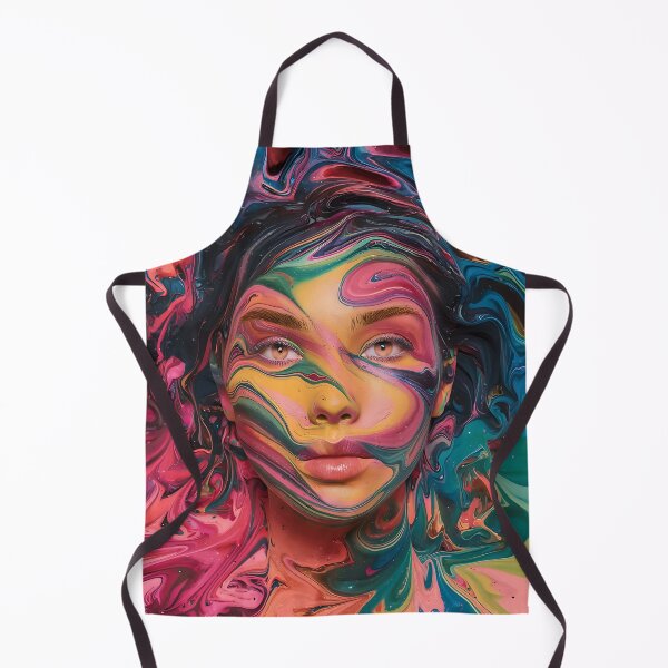 Item preview, Fluid Acrylic with Face Pouring Paint Art 3D Model designed and sold by Charlygood.