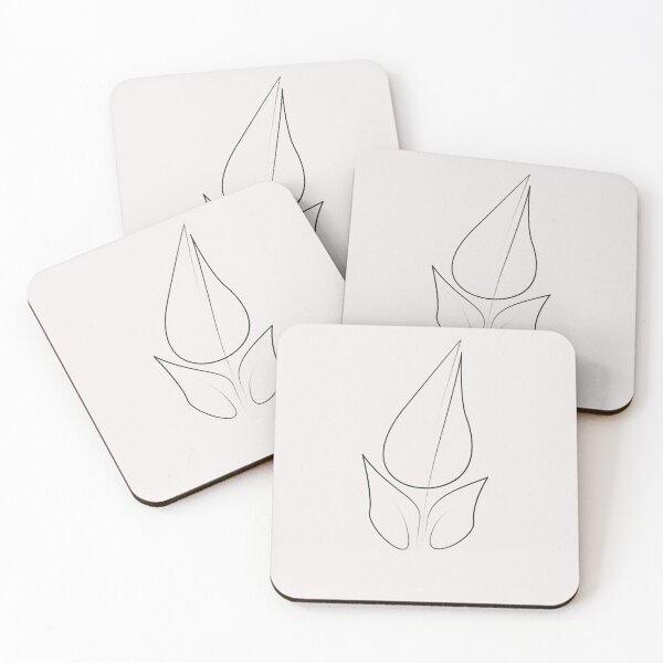 Item preview, leaf line art print design designed and sold by Artkitokri.