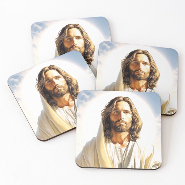 Item preview, Jesus Christ painting, Jesus in the desert, New Testament, The new order, Christian Art, Spiritual, Ashtar Command designed and sold by Larah Vidotto.