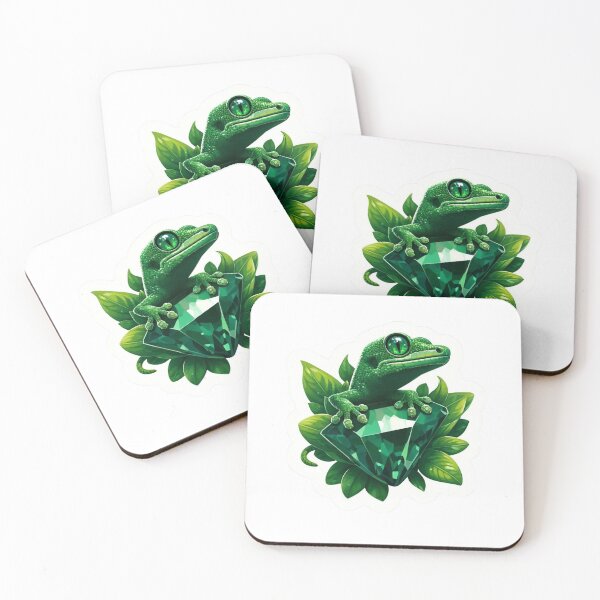 Item preview, Emerald Enclave Gecko designed and sold by pixelpulsenyc.