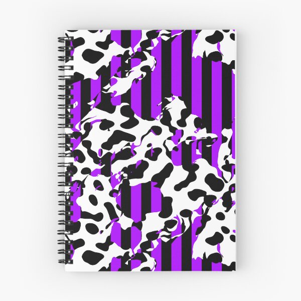 Item preview, Cow Print-Black And Purple Stripe Tear designed and sold by TheRulerofEarth.
