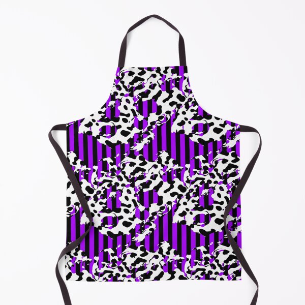 Item preview, Cow Print-Black And Purple Stripe Tear designed and sold by TheRulerofEarth.
