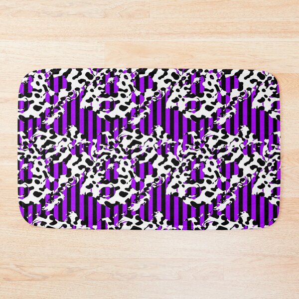 Item preview, Cow Print-Black And Purple Stripe Tear designed and sold by TheRulerofEarth.