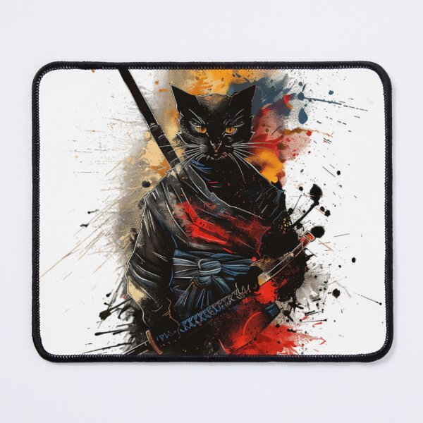 Item preview, Samurai Cat designed and sold by NostosArt.