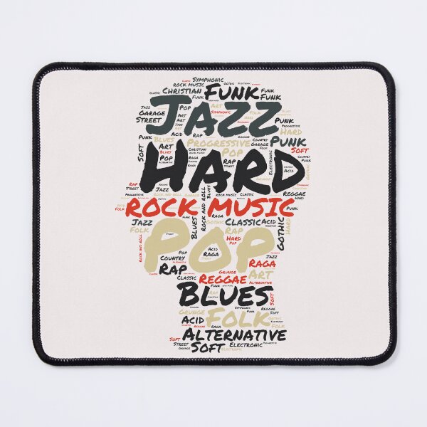 Item preview, Rock Music Genres designed and sold by Dominic-Design.