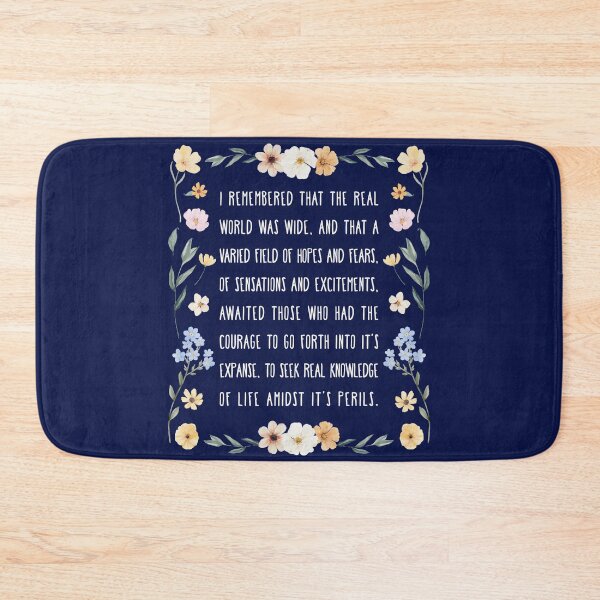 Item preview, Charlotte Brontë, Jane Eyre Quote I remembered the real world was wide designed and sold by violet-hope.