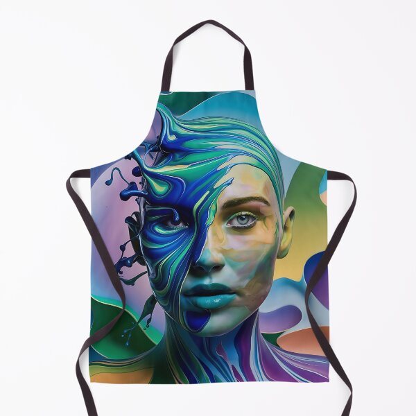Item preview, Fluid Acrylic with Face Pouring Paint Art 3D Model designed and sold by Charlygood.