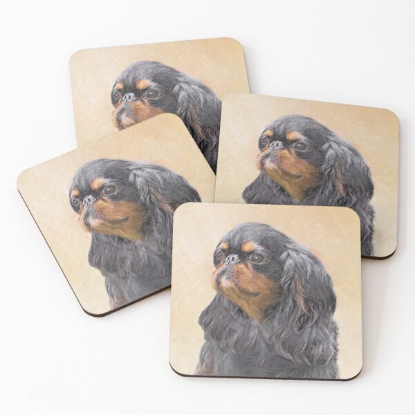 Item preview, English Toy Spaniel Painting Original Animal Art designed and sold by alpendesigns.