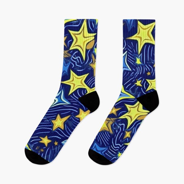 Artikelvorschau, Blaue und gelbe Sterne entworfen und verkauft von Light79.
