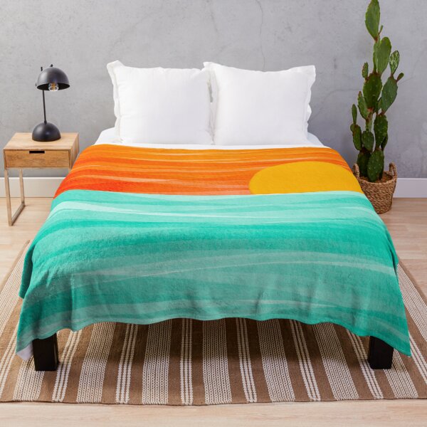 Item preview, Abstract Sunset Over the Ocean designed and sold by art-by-soma.