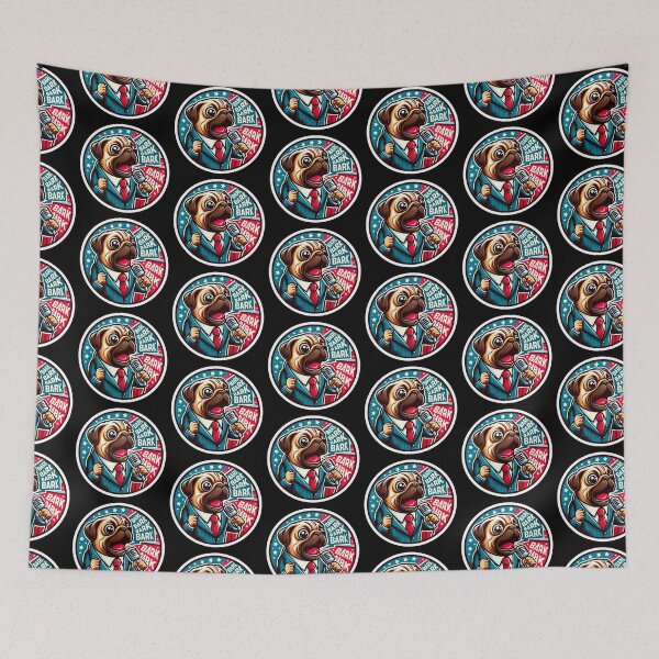 Item preview, Politician Dog Barking- High Resolution Illustration designed and sold by hello-ib.