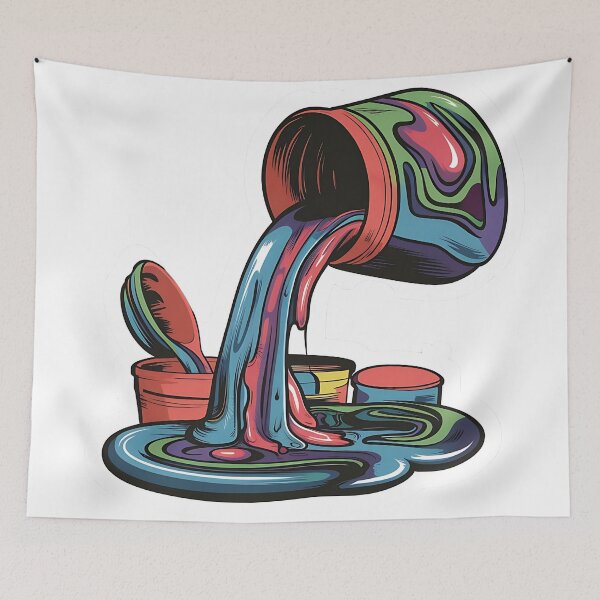 Item preview, Pouring Paint Art 3D designed and sold by Charlygood.