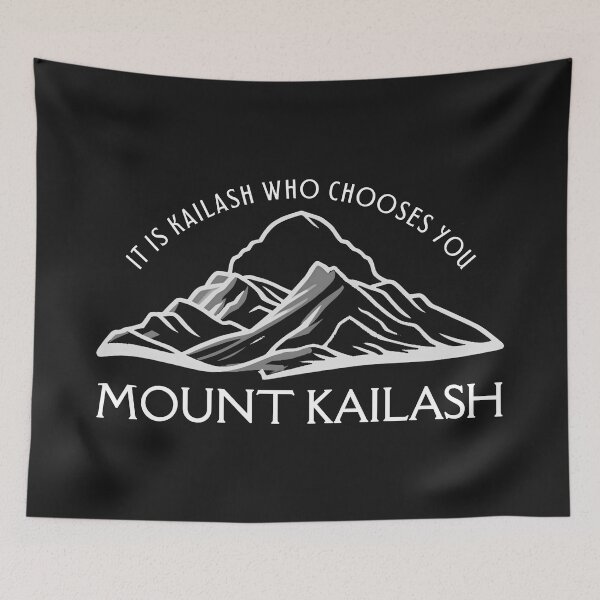 Item preview, Mount Kailash Simple Line Art Mountain Landscape  designed and sold by HowToCanadian.