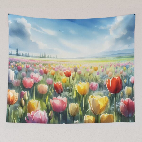 Item preview, Tulips flowers - Field of Tulips - Colorful Tulips - Tulip Garden -Tulip  designed and sold by stylishdzign.
