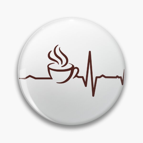 Item preview, Coffee Lifeline - Brown for light background designed and sold by BacalhanzZz.