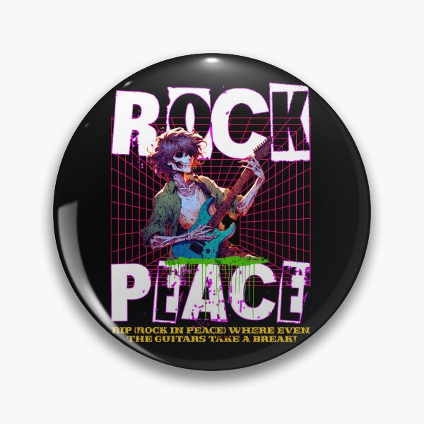 Item preview, Rock Peace, RIP rock in peace designed and sold by Animetal-Shop.
