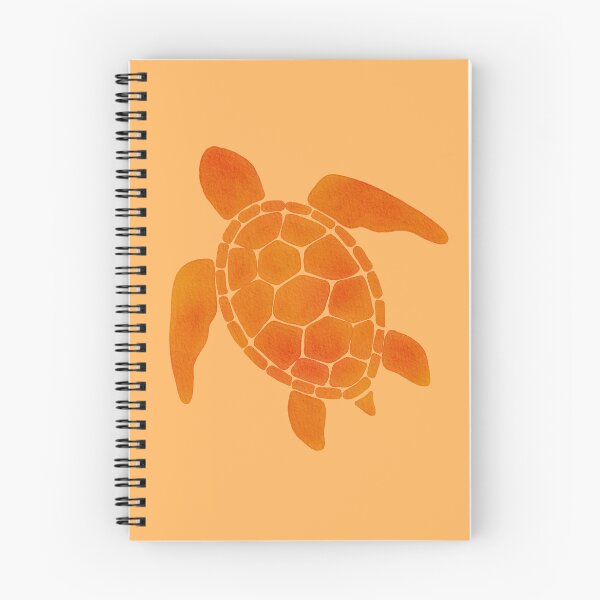 Item preview, Orange Watercolor Turtle designed and sold by art-by-soma.
