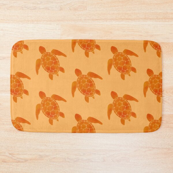 Item preview, Orange Watercolor Turtle designed and sold by art-by-soma.