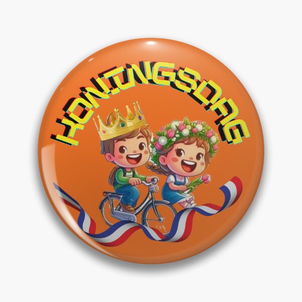 Item preview, Fietsavonturen op Koningsdag designed and sold by  ViralVisionsCreating .