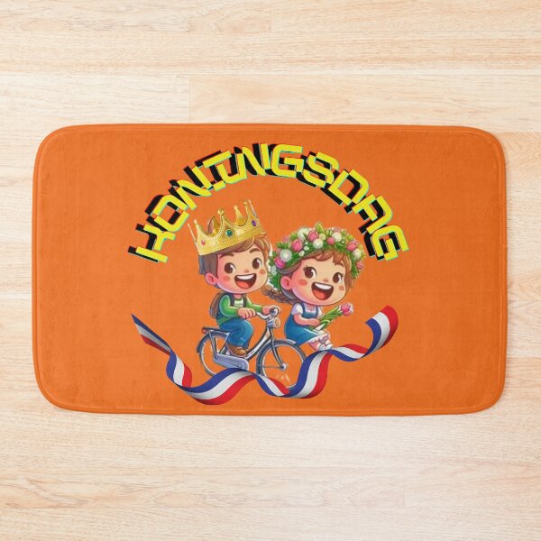 Item preview, Fietsavonturen op Koningsdag designed and sold by ViralVisionsCreating .
