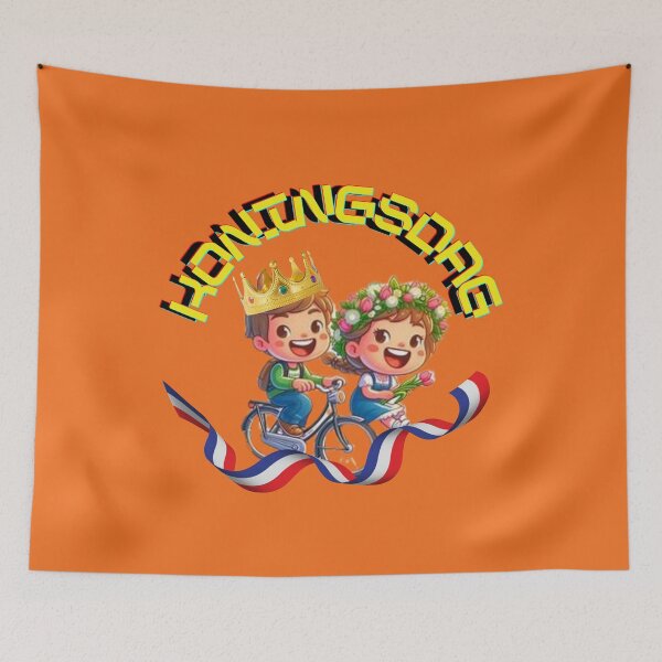 Item preview, Fietsavonturen op Koningsdag designed and sold by  ViralVisionsCreating .
