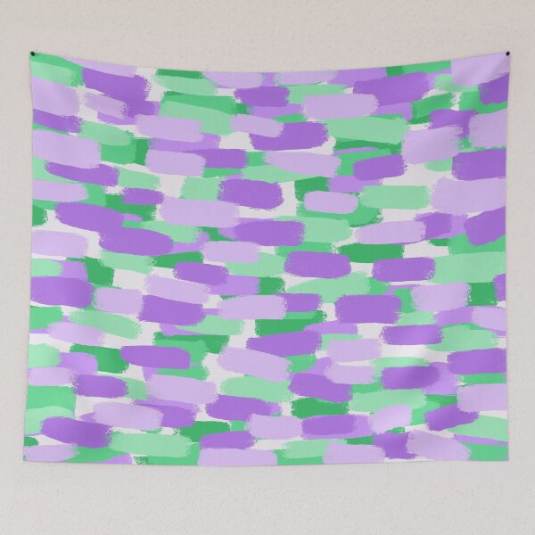 Item preview, Abstract, Purple and Green, Brush Stroke Effect designed and sold by OneThreeSix.