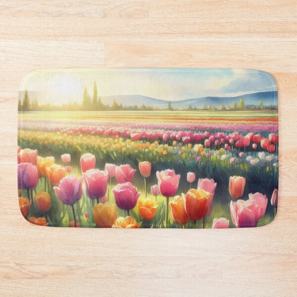 Item preview, Tulips flowers - Field of Tulips - Colorful Tulips - Tulip Garden -Tulip  designed and sold by stylishdzign.
