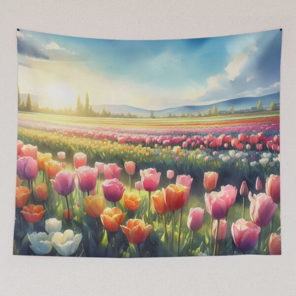 Item preview, Tulips flowers - Field of Tulips - Colorful Tulips - Tulip Garden -Tulip  designed and sold by stylishdzign.