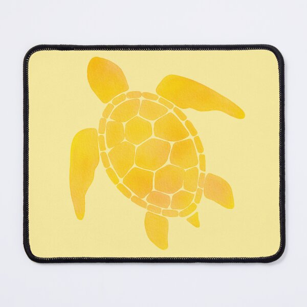 Item preview, Yellow Watercolor Turtle designed and sold by art-by-soma.