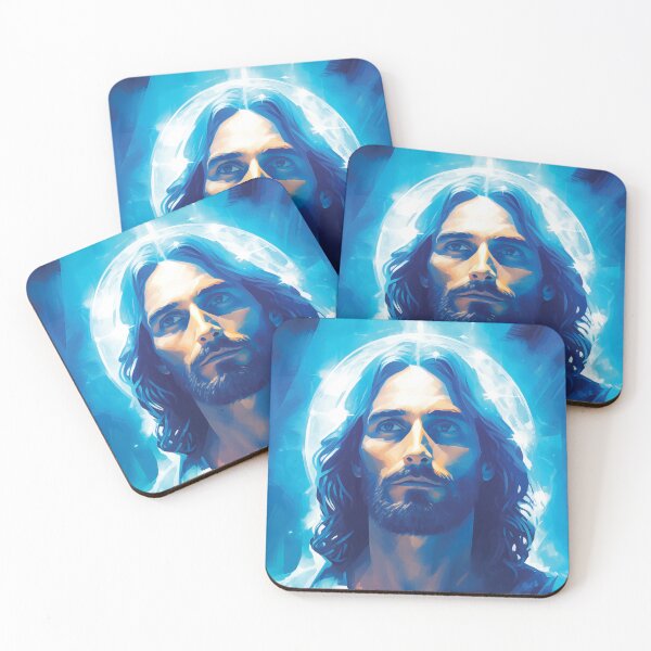 Item preview, Jesus Christ blue ray, Divine Mercy, Love Jesus, Sacred Heart, Christian Art, Spiritual, Ashtar Command designed and sold by Larah Vidotto.