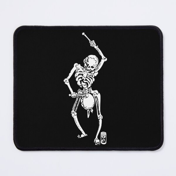 Item preview, Skeleton Plays the Drum Preppy Skeleton Dancing Horror designed and sold by Cr320.
