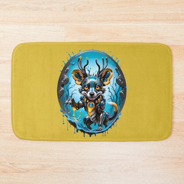Item preview, Cool Futuristic Cyborg African Wild Dog designed and sold by TheArtOfPat.