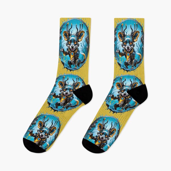 Item preview, Cool Futuristic Cyborg African Wild Dog designed and sold by TheArtOfPat.