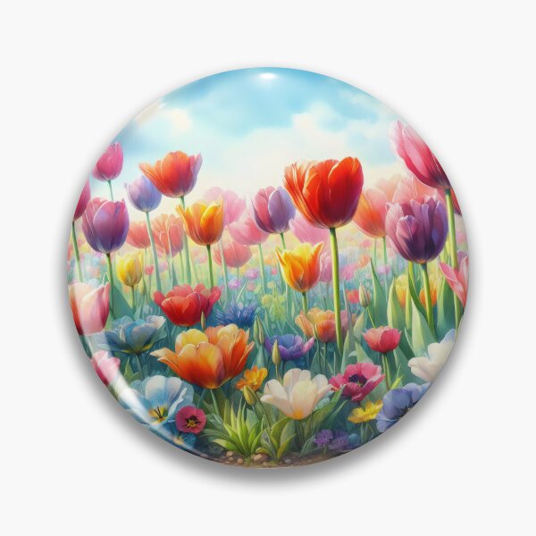 Item preview, Tulips flowers - Field of Tulips - Colorful Tulips - Tulip Garden -Tulip  designed and sold by stylishdzign.