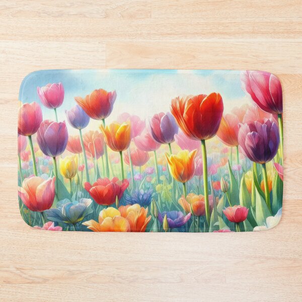 Item preview, Tulips flowers - Field of Tulips - Colorful Tulips - Tulip Garden -Tulip  designed and sold by stylishdzign.