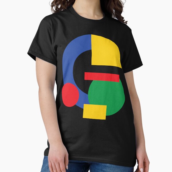 GEOMETRIC COLORS LETTER G Classic T-Shirt