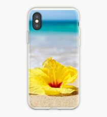Yellow Sunshine Hibiscus iPhone Case