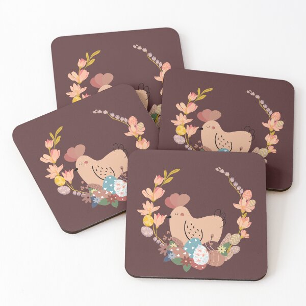 Item preview, Springtime Easter Hen designed and sold by Modern-Tropical.