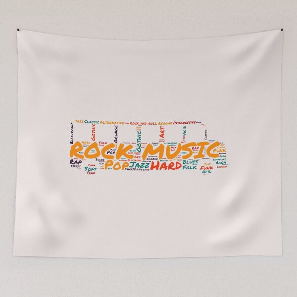 Item preview, Rock Music Genres designed and sold by Dominic-Design.